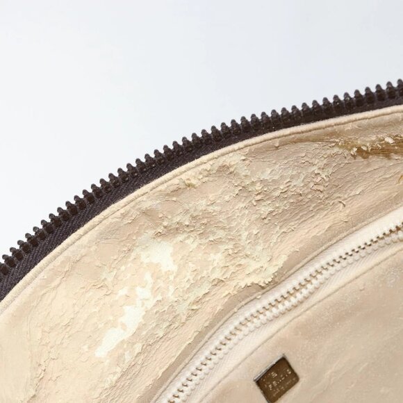 FENDI Zucca Canvas Hand Bag Black Brown Auth 145200 - Picture 10 of 16